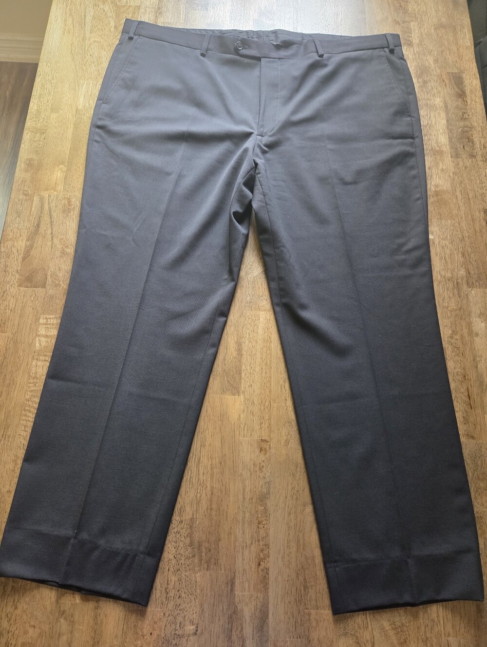 Wool Blend Classic Straight Dress Pants